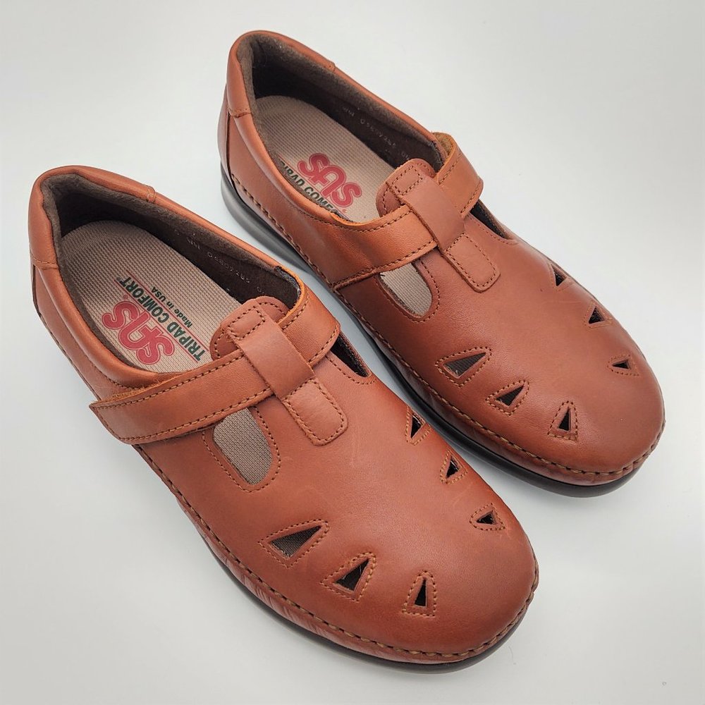 SAS Brown Roamer Tripad Comfort Shoe 8 WW